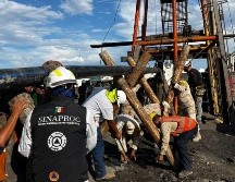 En El Pinabete quedaron atrapados 10 mineros el año pasado. ESPECIAL