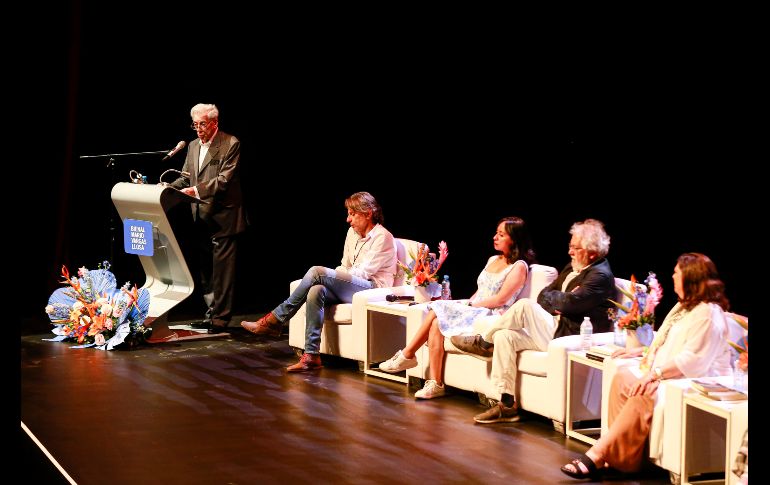 Comenzó la V Bienal Mario Vargas Llosa: Literatura para tiempos recios, este año en memoria de Raúl Padilla López, quien fue recordado en el evento inaugural este jueves 25 de mayo por la tarde. EL INFORMADOR / C. Zepeda