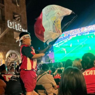 El Centro de Guadalajara se pinta de color Rojiblanco