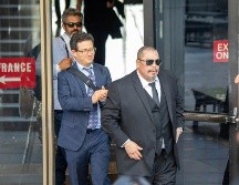 Saldana asistió a una conferencia de prensa con el fiscal George Gascón en la que se anunció su exoneración el jueves. AP/Los Angeles County District Attorney's Office