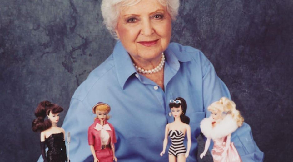 Ruth Handler mujer que se inspiró en la creación de Barbie gracias a su hija Barbara. ESPECIAL/TWITTER