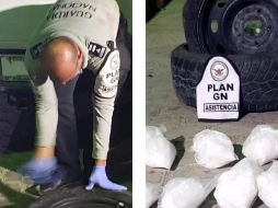 Autoridades mexicanas encuentran drogas y toneladas de metanfetamina en Mexicali. TWITTER/ @GN_MEXICO_
