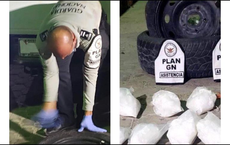 Autoridades mexicanas encuentran drogas y toneladas de metanfetamina en Mexicali. TWITTER/ @GN_MEXICO_