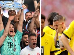 Borussia Dortmund dejó escapar la Bundesliga y el Bayern se corona de nueva cuenta. EFE / F. Singerf / F. Vogel