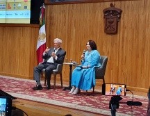 Durante la charla, Vargas Llosa recordó anécdotas de sus inquietudes como escritor. EL INFORMADOR/K. Esparza