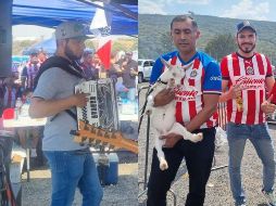 Arman fiesta y carnita asada afuera del estadio Akron