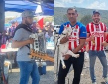 Arman fiesta y carnita asada afuera del estadio Akron