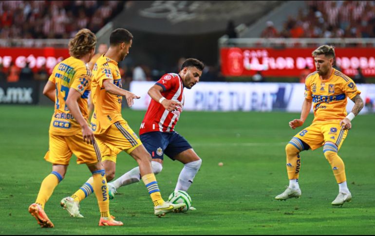 El equipo regiomontano capitalizó cada error y cada ventaja que le concedieron las Chivas, lo que les brindó el triunfo de la Clausura 2023. EL INFORMADOR/ C. Zepeda