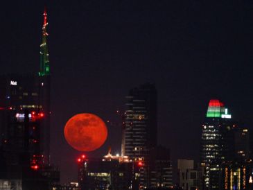 La Luna de Fresa se verá este 4 de junio. EFE/ ARCHIVO