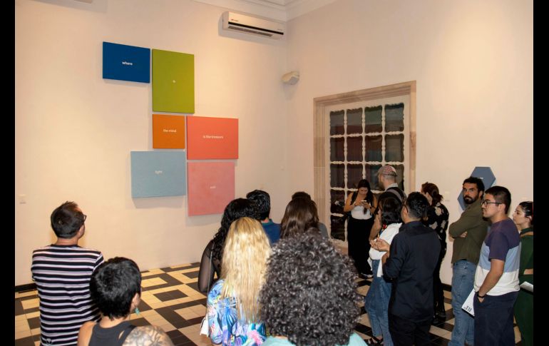 En la inauguración de la exposición “Infinidad Inteligente”. GENTE BIEN JALISCO/ Christian Pérez