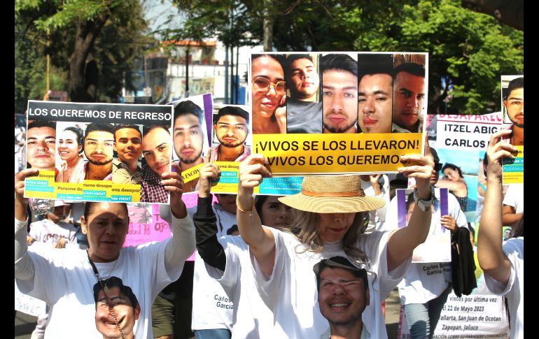 La desaparición de los siete jóvenes ha desatado una serie de manifestaciones en Jalisco. EL INFORMADOR/A. Camacho