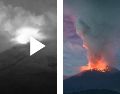 En el  volcán Popocatépetl se habrían visto Objetos Voladores No Identificados. ESPECIAL/TWITTER