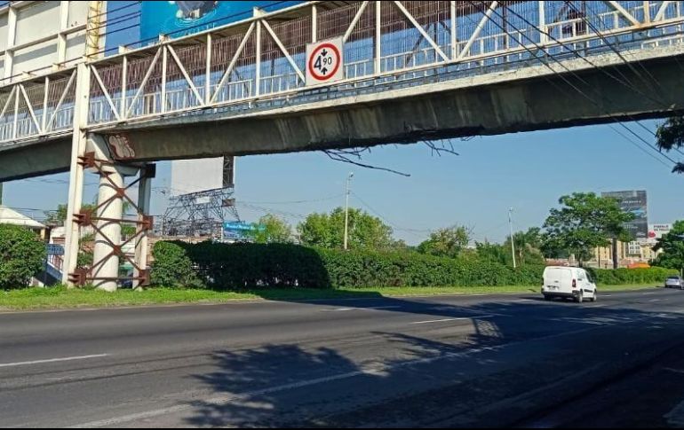 Será reconstruido el puente peatonal de las Pintas, por lo que cerrarán un tramo en la carretera Guadalajara-Chapala. ESPECIAL