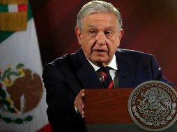 López Obrador declaró que su equipo trabaja día y noche para concluir las obras antes de septiembre de 2024. EFE/M. Guzmán