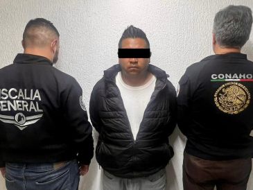 Sergio "N" fue detenido ayer en cumplimiento de una orden de aprehensión por su probable responsabilidad en el delito de maltrato animal. ESPECIAL/SSC CDMX