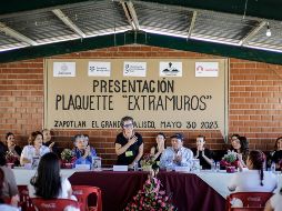 La presentación de la edición –donde participan 29 mujeres privadas de su libertad– estuvo a cargo de Lourdes González Pérez, Secretaria de Cultura (SC) de Jalisco. CORTESÍA