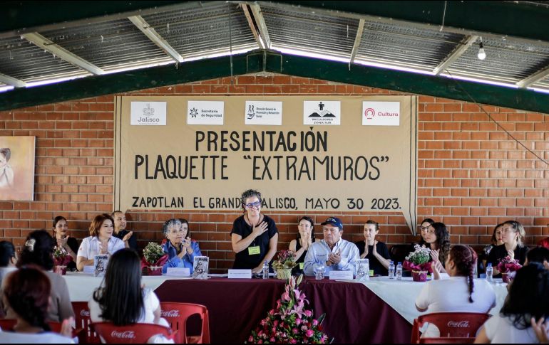 La presentación de la edición –donde participan 29 mujeres privadas de su libertad– estuvo a cargo de Lourdes González Pérez, Secretaria de Cultura (SC) de Jalisco. CORTESÍA