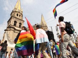 La Marcha del Orgullo en Guadalajara. EL INFORMADOR/ ARCHIVO