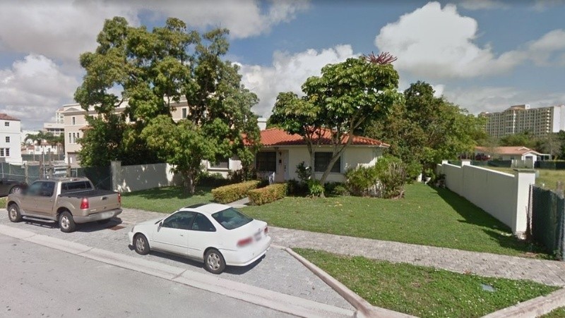 La casa de los Capote en febrero de 2014 era la única vivienda del bloque que seguía en pie. GOOGLE MAPS