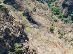 En la zona de Mirador Escondido, en Zapopan, se realiza un operativo en el que han localizado más de 45 bolass con restos humanos. EL INFORMADOR/ A. NAVARRO