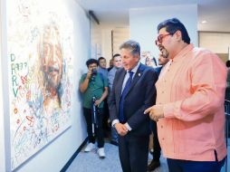 Piso 5 exhibirá el trabajo de creadores de Zapopan. En la imagen, Juan José Frangie y José Luis Malo. EL INFORMADOR/ C. Zepeda