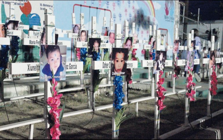 En junio de 2009 fallecieron 49 menores en un incendio en la Guardería ABC. EL INFORMADOR/ Archivo