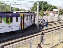 El accidente ocurrió a punto de llegar a la estación Periférico Sur, cuando un vagón se descarrilló. ESPECIAL