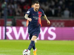 El astro argentino, Lionel Messi, disputó ayer su último partido con el PSG, pues no renovará su contrato y quedará libre para elegir un nuevo club. AP/M. Euler