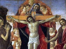 «Dios no envió a su Hijo para condenar al mundo, sino para que el mundo se salvara por él». «La Santísima Trinidad con María Magdalena», de Sandro Boticelli