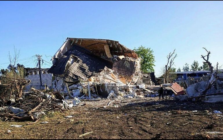 Rusia lanzó este domingo más ataques aéreos contra varias zonas de Ucrania. EFE/Administración Estatal de Dnipropetrovsk