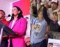 Alejandra del Moral y Delfina Gómez, candidatas a la gubernatura por el Estado de México. SUN/ Especial