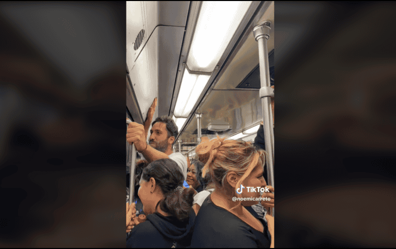 Algunos usuarios de redes sociales se cuestionan qué habría sucedido si el acosado en el Metro no hubiera sido el extranjero sino una mujer. TIKTOK / noemicarreto