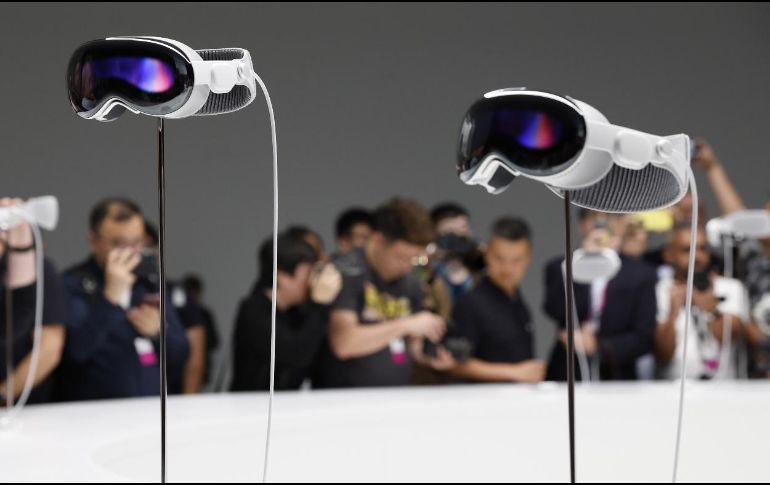Las gafas de realidad virtual de Apple. EFE/J. Mabanglo