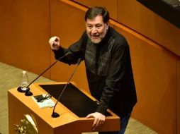 Fernández Noroña se quejó porque no fue invitado a la cena del lunes. ESPECIAL