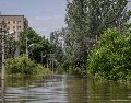Vista de una de las áreas inundadas de Kherson, Ucrania, debido al colapso de la presa. EFE/M. Tymchenko