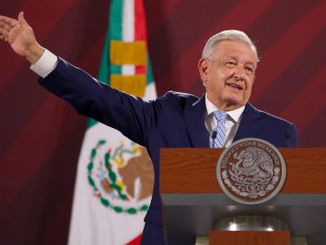 López Obrador aún no tiene el nombre de quién sustituya a Ebrard en la SRE, pero señala que tiene aún tiempo para pensar en el relevo. SUN / G. Espinosa