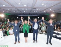 Claudia Sheinbaum asistió a la  Convención Nacional del Partido Verde Ecologista de México. ESPECIAL