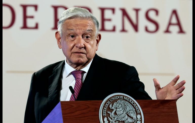 López Obrador declaró que se trabaja en combatir el desabasto de medicamentos. EFE/J. Méndez