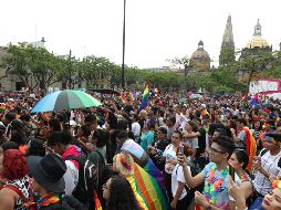 La Policía Vial invitó a los participantes y a la ciudadanía a respetar las indicaciones. INFORMADOR/ A.CAMACHO