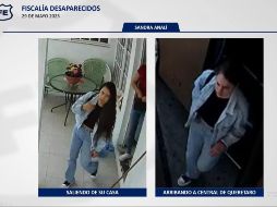 La Fiscalía de Jalisco mostró imágenes de videos que han analizado para dar con el paradero de Sandra Analy. ESPECIAL