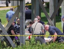 Los adolescentes estaban de campamento. AP