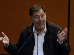 Gerardo Fernández Noroña presentó su solicitud de licencia. ESPECIAL