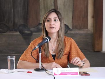 Cynthia Cantero Pacheco, Contralora Ciudadana, detalló que se hizo una investigación contra tres servidores públicos. ESPECIAL
