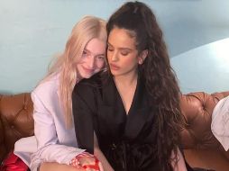 Rosalía y Hunter Schafer; usuarios sospechan que tuvieron un romance. ESPECIAL