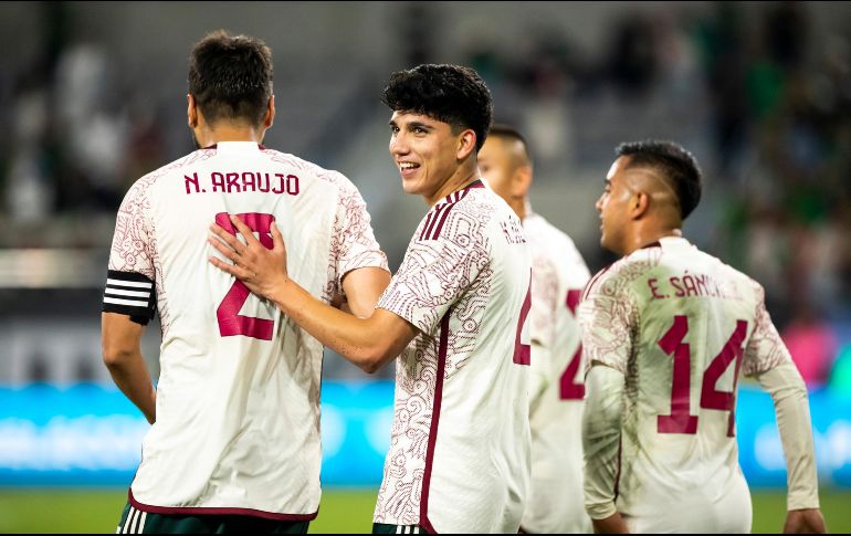 Álvarez hizo su primer gol con la Selección Mexicana. IMAGO7/A. Gutiérrez