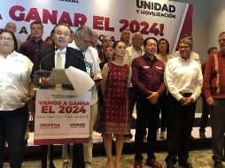 Conferencia de prensa en el marco del Consejo Nacional del partido Morena. SUN
