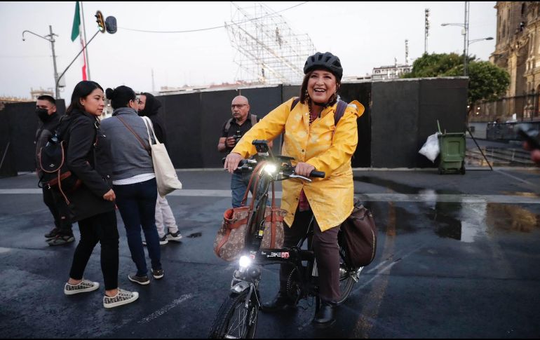 XÓCHITL GÁLVEZ. A la senadora se le impidió el acceso al Salón Tesorería y lamentó que López Obrador ignore una orden judicial, incumpla su palabra y 