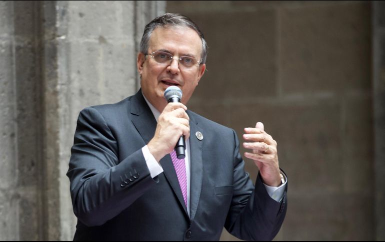 Ebrard dice adiós a la cancillería. SUN/ARCHIVO