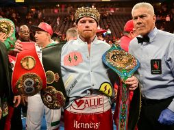 CANELO ÁLVAREZ. La única condición que falta por aclarar para dar pie firme a la pelea es la definición del peso. AFP / ARCHIVO