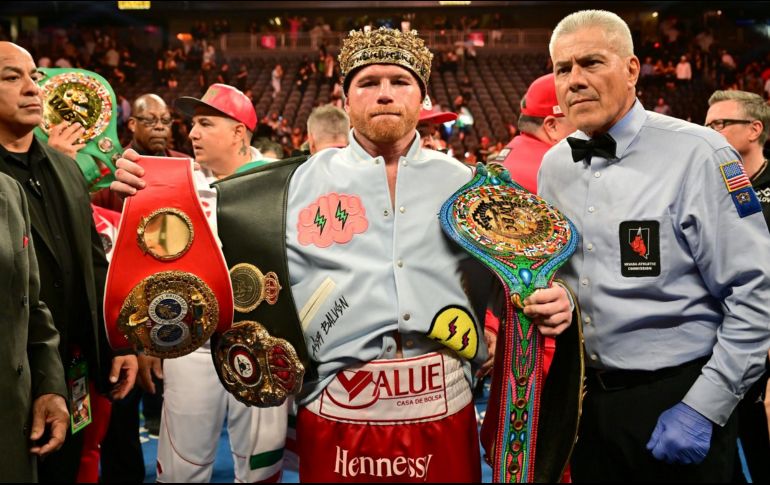 CANELO ÁLVAREZ. La única condición que falta por aclarar para dar pie firme a la pelea es la definición del peso. AFP / ARCHIVO